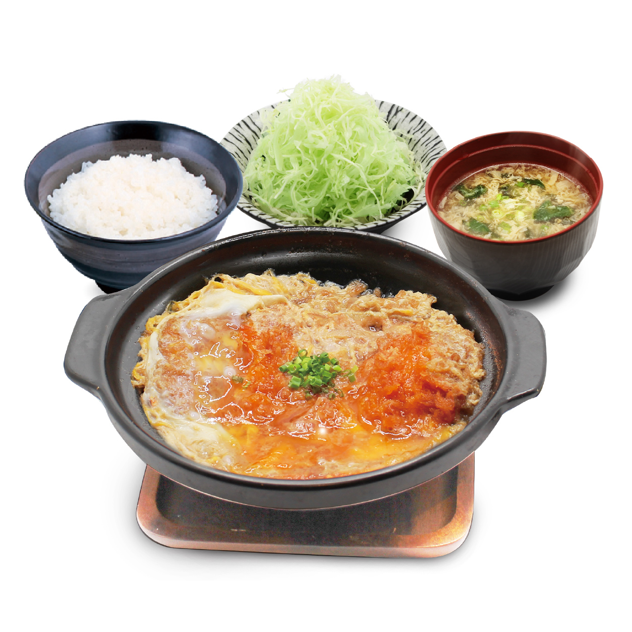 Pork cutlet hot pot set