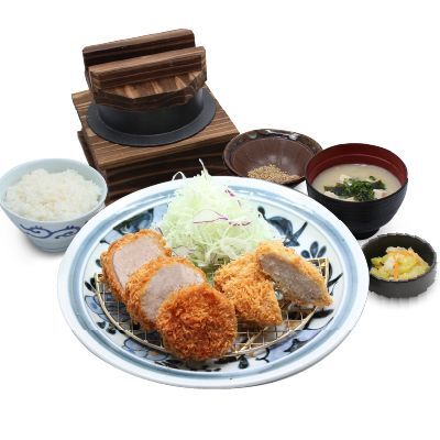 เซตกลางวัน  ทงคัตสึหมูสันใน และคัตสึหมูบด