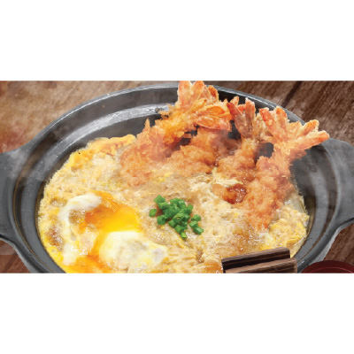 [๑ ชุด] หม้อไฟกุ้งทอดไข่ Gozen