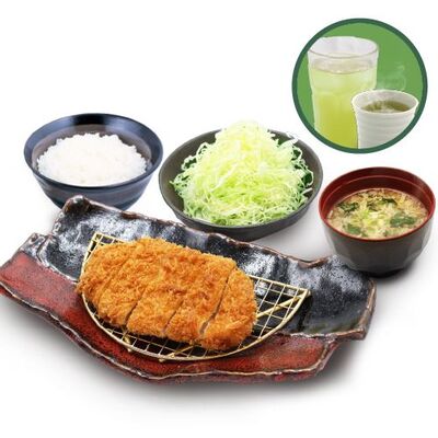 ロースかつランチセット