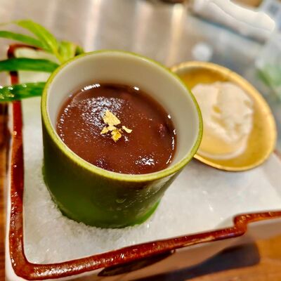 水ようかん と 北海道ミルクジェラート