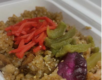 Arroz frito para llevar