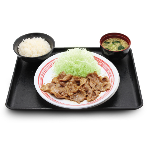 Set Menu Daging Babi Halia Goreng