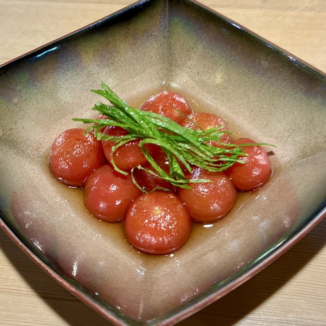 美人トマトお浸し