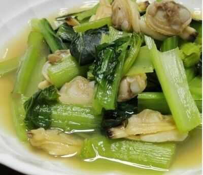 浅蜊と小松菜のサッと煮