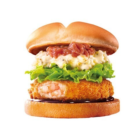 紀州南高梅エビバーガー